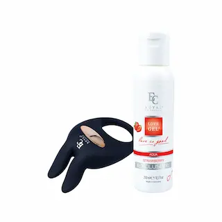 Sada – Kroužek Lorenzo a Lubrikant Strawberry 250ml