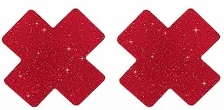 Taboom Nipple X Covers Red