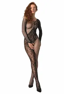 Passion bodystocking BS107 černý