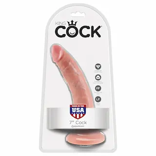 Realistické dildo Hot Stud (18 cm), světle tělová
