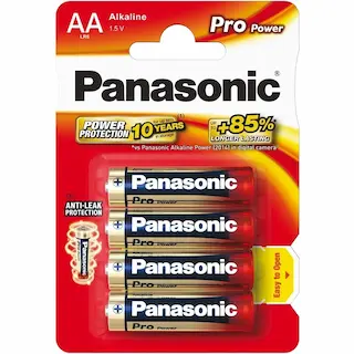 Panasonic AA LR6 1,5 V Pro Power, tužkové AA baterie (4 ks)