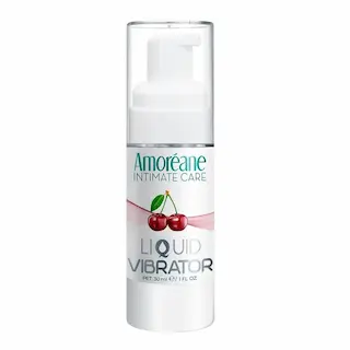 Amoréane tekutý vibrátor Cherry 30 ml