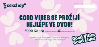 Dárkový poukaz pro pár v hodnotě 3000 Kč
