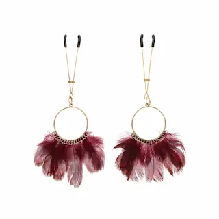 Svorky na bradavky Feather Rings