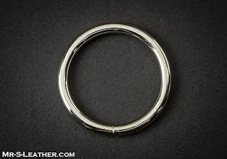 Mr. S Leather Metal O Cock Ring 3″, O-ring pro strap-on postroje