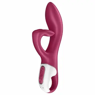 Satisfyer Embrace Me – akumulátorový vibrátor s ramenem na klitoris (červený)