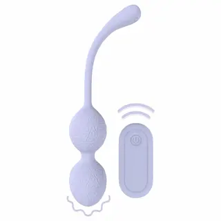 Loveline – vibrační kegel kuličky duo – fialové