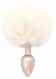 Anální kolík s ocasem ToyJoy Happiness Enchanting Bunnytail