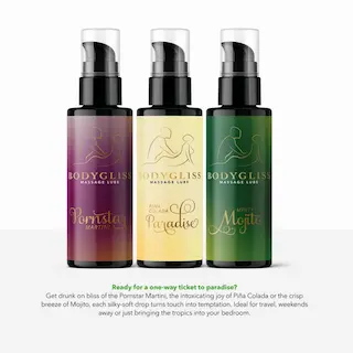BodyGliss Massage Lube Collection Tropical Temptation 3×50ml