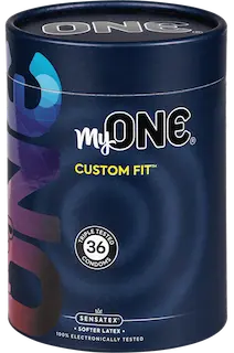 MyOne Maxi-Pack: Custom Fit, size 49F, 36 condoms