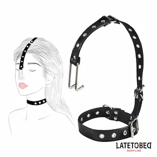 Latetobed – obojek s háčkem na nos – černý
