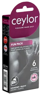 Ceylor Single: Fun-Pack, 6 condoms