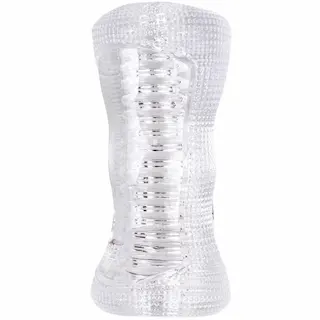 Clear Jack oboustranný masturbátor transparentní
