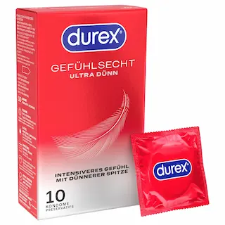 Durex – ultra tenký kondom (10 ks)
