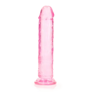 Rovný realistický dildo s přísavkou – 18 cm