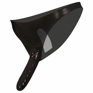 LateX kalhotky se dvěma penisy Blackie II