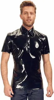 Vinylová košile Vincent, XL