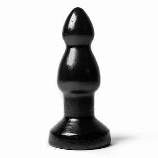 Mister B WAD22 Atomic Blast Black, černý anální kolík 25,5 x 6,3–8,5 cm