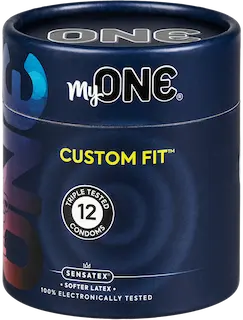 MyOne Single: Custom Fit, size 64L, 12 condoms