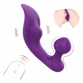 Sex HD Chomper – vibrátor na klitoris a anální stimulaci – voděodolný lila