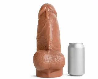 Mr. Hankey’s Toys Clyde XXL, prémiové silikonové dildo s Vac-U-Lock 27,8 x 7,4–9,8 cm