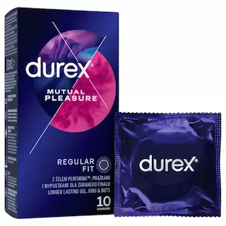 Durex Mutual Pleasure – prezervativy s prodlouženou výdrží – 10 ks