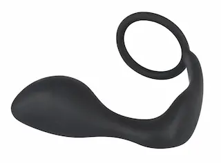 Black Velvets Erekční kroužek a anální kolík 2 v 1