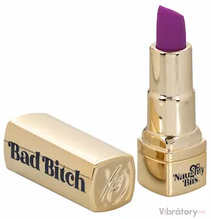 Minivibrátor Gold Lipstick (7,5 cm)
