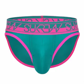 Slipy Sukrew Green-Pink Brief