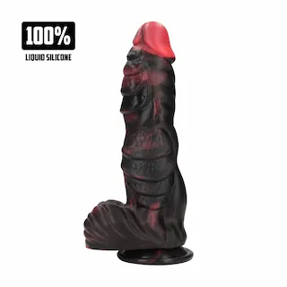 Infernal Demon dildo – červeno-černé