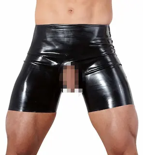 Late X Men’s Latex Pants black S