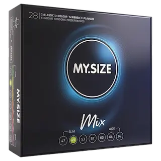 My Size – Mix Condoms 49 mm, 28 pcs