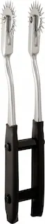 ElectraStim EM2181 Double Electro Wartenberg Pinwheel, dvojité kovové kolečko s ostny pro elektrostimulaci