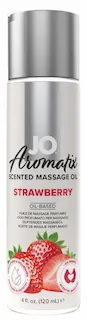 System JO – Aromatix Scented Massage Oil Strawberry 120 ml