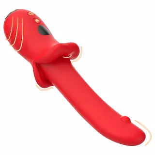 Bestoy – vibrátor na G-bod – vodotěsný – červený
