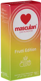 Masculan Single: Frutti Edition, 10 condoms