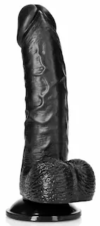 RealRock by Shots Curved Realistic Dildo with Balls and Suction Cup – 6 / 15,5 cm