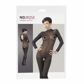 Catsuit s krajkovým límečkem XL-XXL