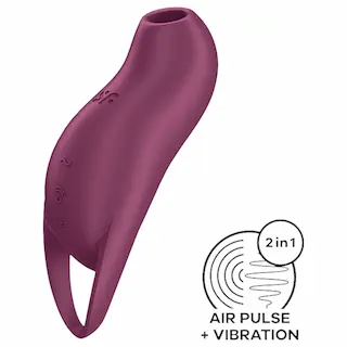 Satisfyer Pocket Pro 1 – akumulátorový, tlakové vlny vytvářející stimulátor klitorisu (fialový)
