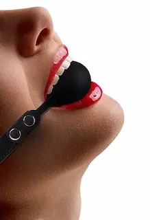 Ouch! by Shots Silicone Ball Gag, Black