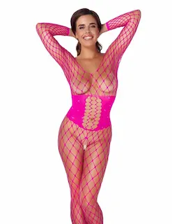 Fantasy by Cottelli Síťovaný bodystocking
