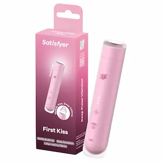 Satisfyer First Kiss – stimulátor klitorisu s tlakovými vlnami (růžový)