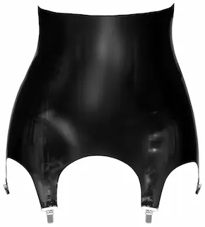 LateX podvazkový pás Black Widow, S