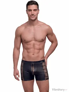 Wetlook pánské boxerky se zipem NEK