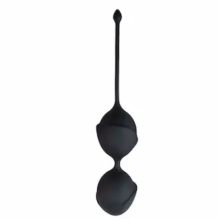 EASYTOYS GEISHA KOLEKCE Černé Dvojité Vaginální Kuličky