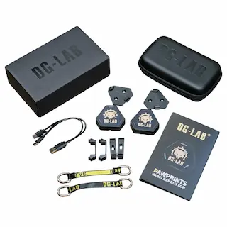 DG-LAB PawPrints – bezdrátové senzorové tlačítko (černé) – 2 ks