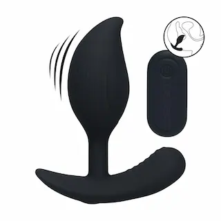 Levelz Vibrating Anal Plug with Remote Control, vibrační anální kolík na dálkové ovládání 10,6 x 3,5 cm