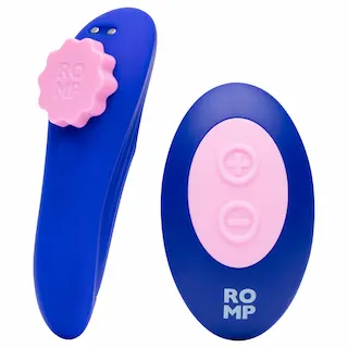 ROMP Party – nositelné vibrační kalhotky s dálkovým ovládáním (fialové)