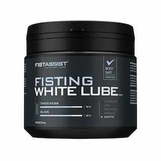 Cobeco Fist Assist White Lube 500 ml, bílý lubrikační gel na vodní bázi