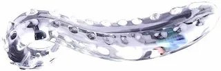 Skleněné dildo Tantric Touch (20 cm)